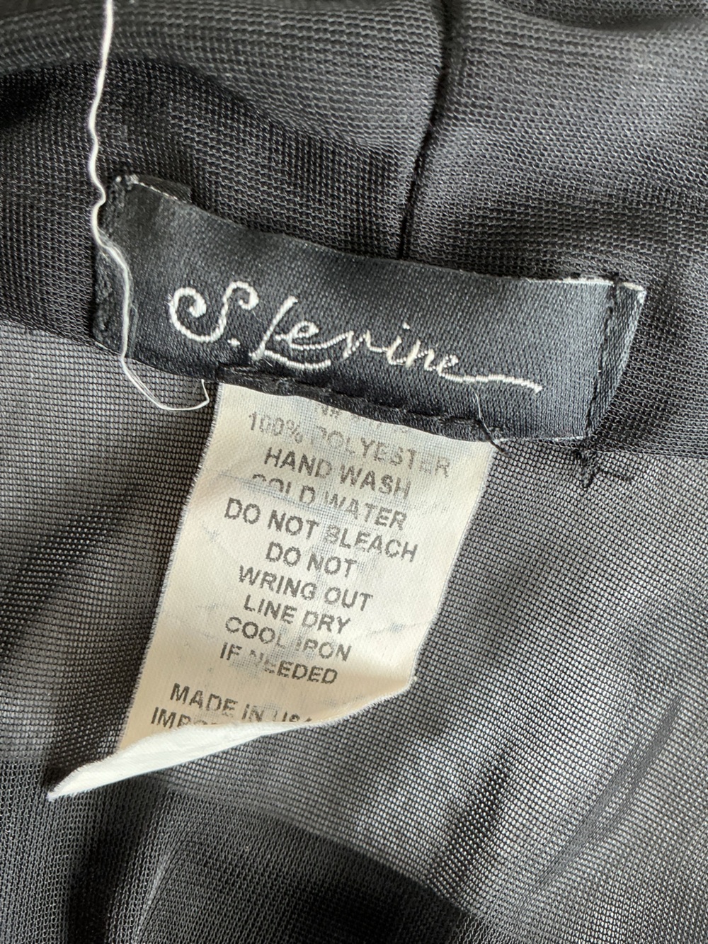 Sheer Black Open-Front Women's Robe r - Picture 7 of 8